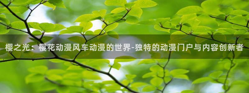 age动漫官网入口老版本：樱之光：樱花动漫风车动漫的世界-独特的动漫门户与内容创新者